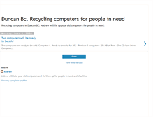 Tablet Screenshot of computerecycling.blogspot.com