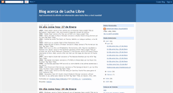 Desktop Screenshot of luchamundial.blogspot.com