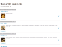 Tablet Screenshot of illustrationinspiration.blogspot.com