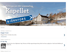 Tablet Screenshot of kapelletibjorkfors.blogspot.com