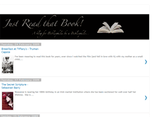 Tablet Screenshot of justreadthatbook.blogspot.com