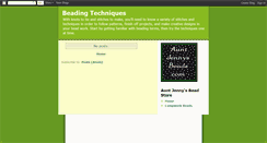 Desktop Screenshot of ajbbeadingtechniques.blogspot.com