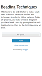 Mobile Screenshot of ajbbeadingtechniques.blogspot.com