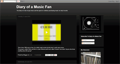 Desktop Screenshot of diaryofamusicfan.blogspot.com