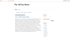 Desktop Screenshot of forafricanews.blogspot.com