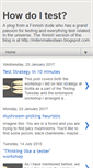 Mobile Screenshot of how-do-i-test.blogspot.com