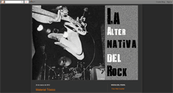 Desktop Screenshot of laalternativadelrock.blogspot.com