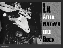 Tablet Screenshot of laalternativadelrock.blogspot.com