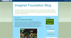 Desktop Screenshot of imaginefoundation.blogspot.com