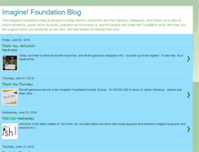 Tablet Screenshot of imaginefoundation.blogspot.com