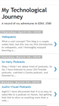 Mobile Screenshot of mytechnologicaljourney.blogspot.com