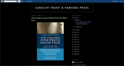 Desktop Screenshot of carolyntrantparvenu.blogspot.com