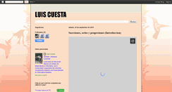 Desktop Screenshot of luiscuesta.blogspot.com