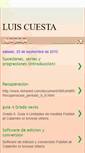 Mobile Screenshot of luiscuesta.blogspot.com