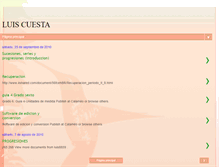 Tablet Screenshot of luiscuesta.blogspot.com