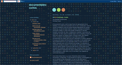 Desktop Screenshot of documentales-cortos.blogspot.com