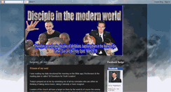 Desktop Screenshot of discipleinthemodernworld.blogspot.com