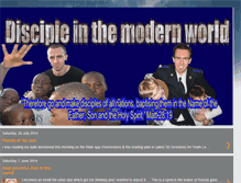 Tablet Screenshot of discipleinthemodernworld.blogspot.com