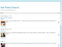 Tablet Screenshot of nailpolishdreams.blogspot.com