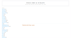 Desktop Screenshot of freesmsscrps.blogspot.com