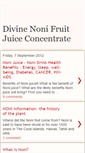 Mobile Screenshot of divinenonifruitjuice.blogspot.com