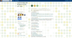 Desktop Screenshot of cantinhodoportugues10.blogspot.com