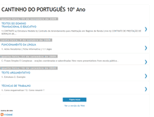 Tablet Screenshot of cantinhodoportugues10.blogspot.com
