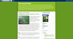 Desktop Screenshot of gardenninjajessi.blogspot.com