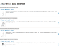 Tablet Screenshot of misdibujosparacolorear.blogspot.com