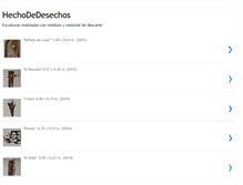 Tablet Screenshot of hechodedesechos.blogspot.com