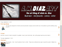 Tablet Screenshot of amdiazart.blogspot.com