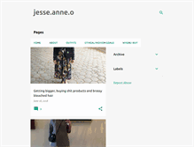 Tablet Screenshot of jesseanneo.blogspot.com