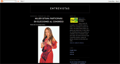 Desktop Screenshot of entrevistasdalila.blogspot.com