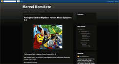 Desktop Screenshot of marvelkomikero.blogspot.com