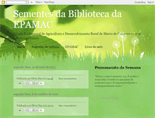 Tablet Screenshot of bibliotecaepamac.blogspot.com