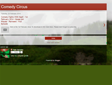 Tablet Screenshot of mycomedycircus.blogspot.com