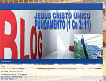 Tablet Screenshot of jesuscristounicofundamento.blogspot.com