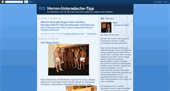 Desktop Screenshot of herren-unterwaesche-tipp.blogspot.com