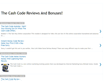 Tablet Screenshot of get-the-cash-code-reviews-and-bonuses.blogspot.com