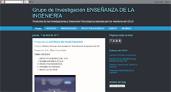 Desktop Screenshot of ensenanzadelaingenieria.blogspot.com