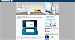 Desktop Screenshot of blogflamainfo.blogspot.com