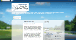 Desktop Screenshot of nwarkansascenterforspiritualliving.blogspot.com