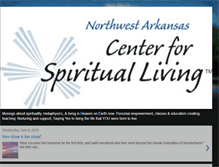 Tablet Screenshot of nwarkansascenterforspiritualliving.blogspot.com