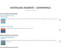 Tablet Screenshot of kostenlose-angebote.blogspot.com