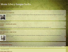 Tablet Screenshot of mentelibreylenguasuelta.blogspot.com