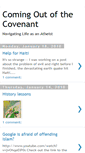 Mobile Screenshot of comingoutofthecovenant.blogspot.com