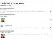 Tablet Screenshot of comingoutofthecovenant.blogspot.com