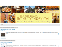 Tablet Screenshot of highdeserthomecompanion.blogspot.com