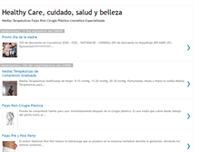 Tablet Screenshot of healthycaresaludybelleza.blogspot.com