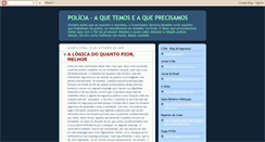 Desktop Screenshot of policiaqueprecisamos.blogspot.com